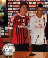 milan, paloschi, el shaarawy, milanello