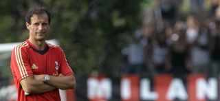 el shaarawy,mexes,flamini,milanello