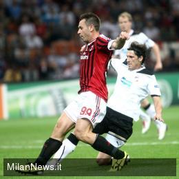 nella foto, il gol di Cassano. Il numero 2000 sotto la presidenza Berlusconi