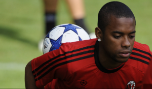 robinho si allena milan