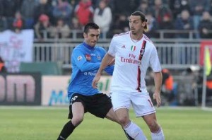 Ibrahimovic pagelle novara milan