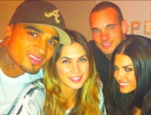 boateng-sneijder Boateng e Sneijder a cena