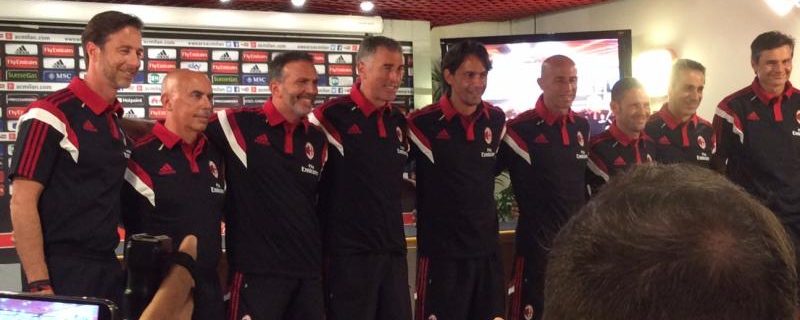 PHOTOGALLERY MN – Milanello, mister Inzaghi presenta il suo staff per la stagione 2014-2015