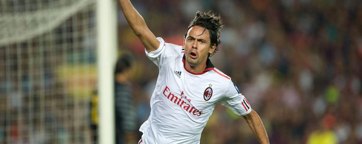 Pippo Inzaghi e il vizio del gol, doppietta da allenatore in partitella