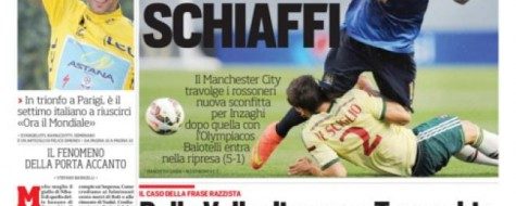 Corriere dello Sport, prima pagina e titoli del 28 luglio