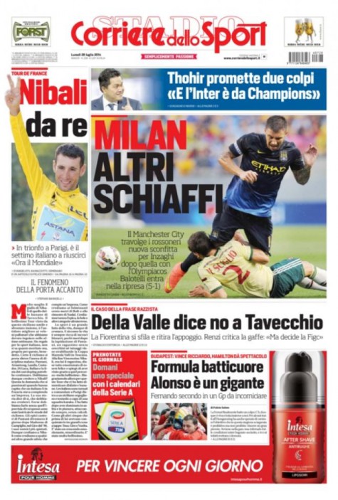 Corriere dello Sport, prima pagina e titoli del 28 luglio corr10 475x703 Corriere dello Sport, prima pagina e titoli del 28 luglio