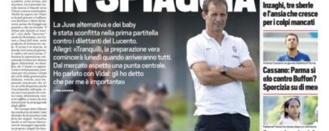 Tuttosport, prima pagina e titoli del 26 luglio