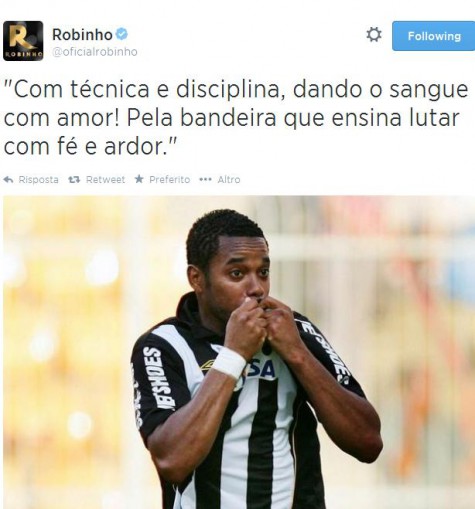 Robinho ufficializza il ritorno al Santos su Twitter FOTO 1 robin santos 475x509 Robinho ufficializza il ritorno al Santos su Twitter FOTO