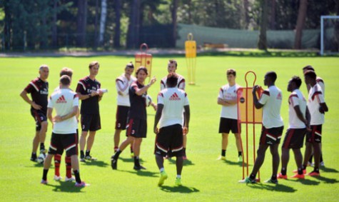 Allenamento 4 475x283 Report da Milanello: nel pomeriggio tutti in gruppo