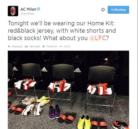 Milan Liverpool, duello cominciato su Twitter nel pre gara FOTO tweet3 1 475x444 Milan Liverpool, duello cominciato su Twitter nel pre gara FOTO