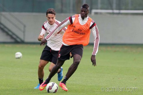 allenamento 11 475x316 Milanello, lallenamento di oggi: rosa completa, cè Van Ginkel