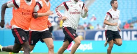 Allenamento al Davidson College: si rivede Menez