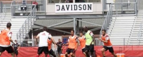 Altro allenamento al Davidson College: Menez e Zapata in gruppo