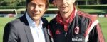 Conte a Milanello: colazione con Inzaghi e poi assiste all’allenamento